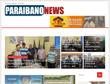 Tablet Screenshot of paraibanonews.com